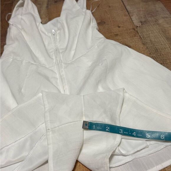 Mi Ami Francesca’s Carolina Linen Romper Sz Medium NWT - Picture 6 of 14